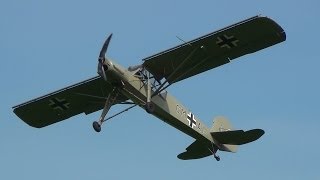 preview picture of video 'Fieseler Storch at Abingdon 4th May 2014'