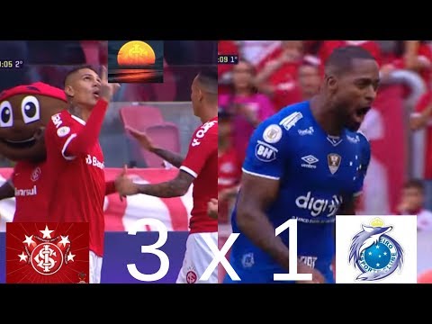 Internacional 3 x 1 Cruzeiro  - Gols e Melhores Momentos   Brasileirão 2019
