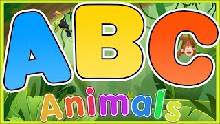 ABC Animals Song | ABC Alphabet Song with Animals for Children
