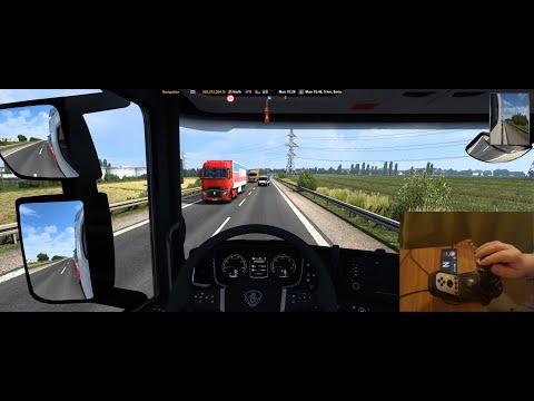 ETS2 with Scania shifter / Hungary Map / Százhalombatta - Ercsi