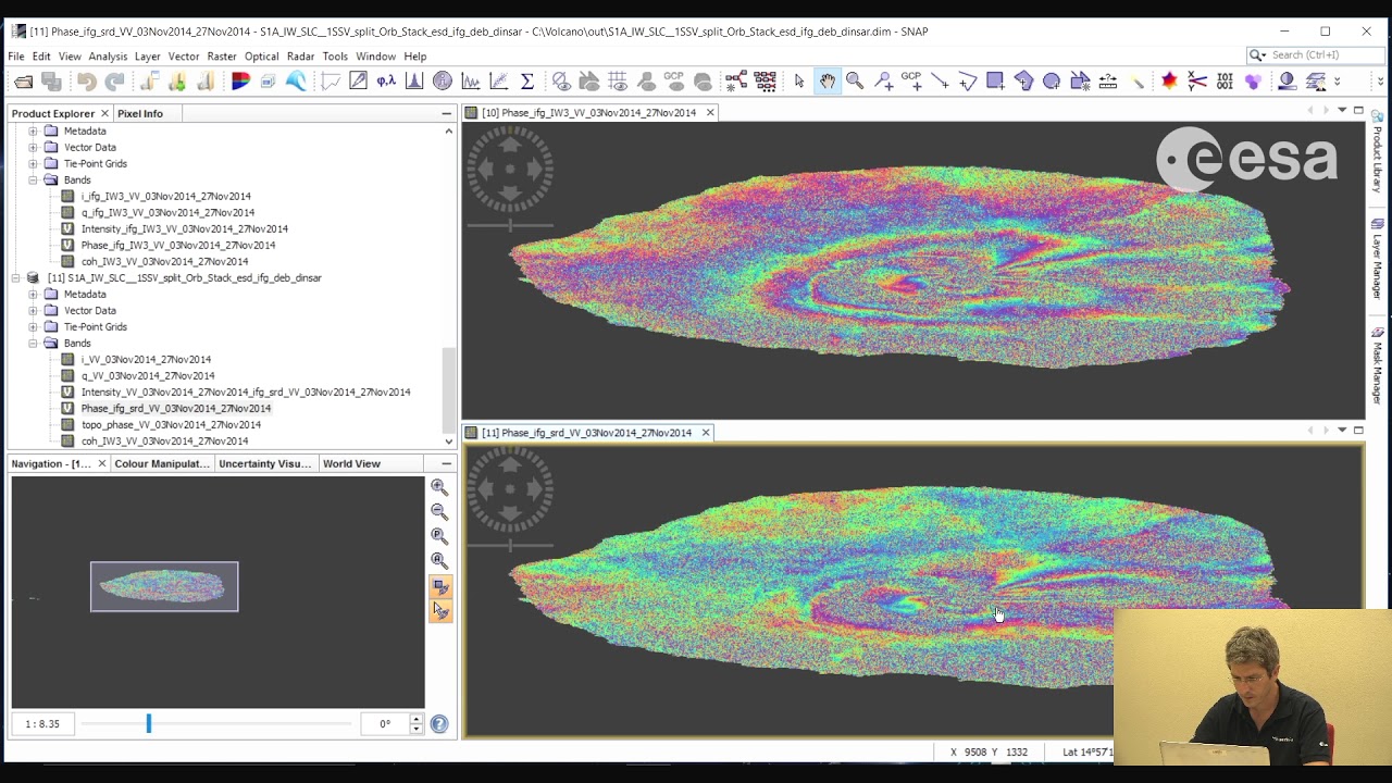 ESA Echoes in Space - Hazard: Volcanic eruption mapping with Sentinel-1