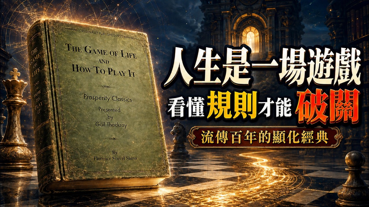 比《祕密》早80年，她寫出了顯化的完整玩法｜人生遊戲的5大底層規則