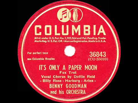 1945 HITS ARCHIVE: It’s Only A Paper Moon - Benny Goodman (Dottie Reid, vocal)