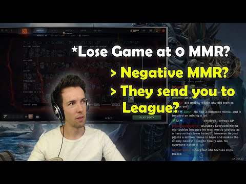 Grubby wonders what will happen if you lose a game when you're already at 0 MMR