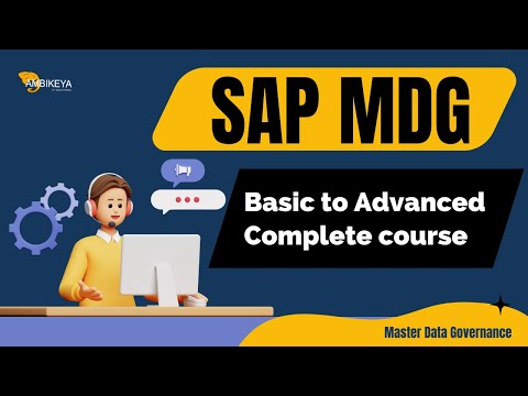 SAP MDG (Master Data Governance) Basic to Advanced Complete course || Best SAP Training || Ambikeya