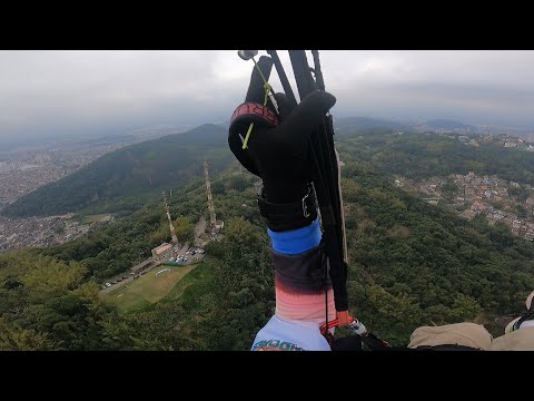 Voo 217 de Parapente gopro capacete - 09/07/22 - São Vicente