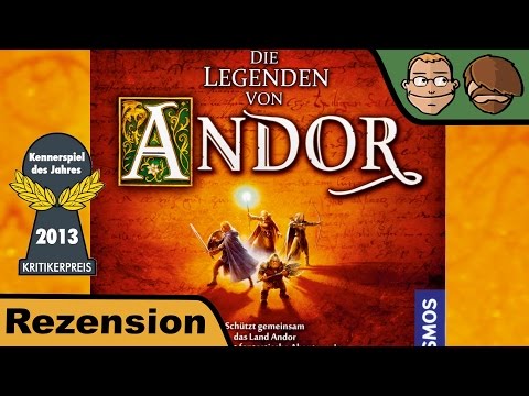The Legends of Andor (Kennerspiel des Jahres 2013) - Board Game Test - Game - Review #57