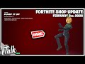 Fortnite Shop RARE PUMP IT UP IS BACK DUNE RETURNS February 2nd 2026 Fortnite Chapter 7