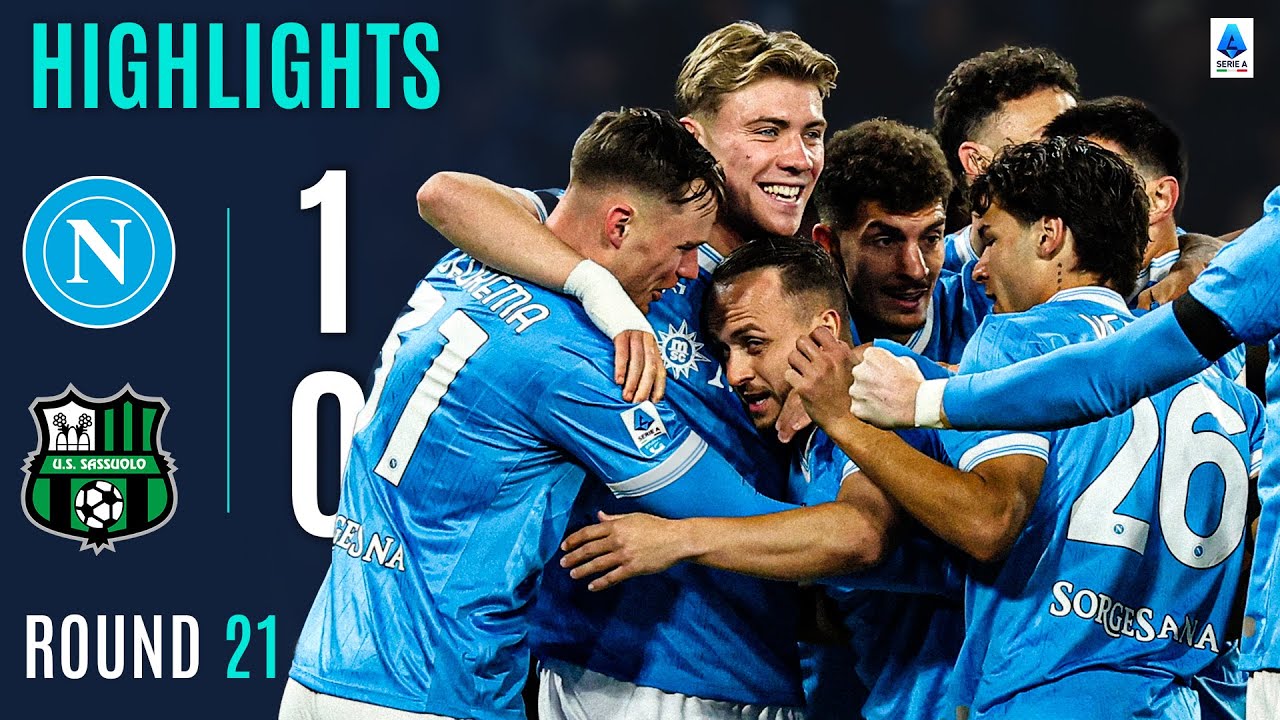 NAPOLI-SASSUOLO 1-0 | HIGHLIGHTS | Napoli Keep The Pace With The Leaders | Serie A 2025/26