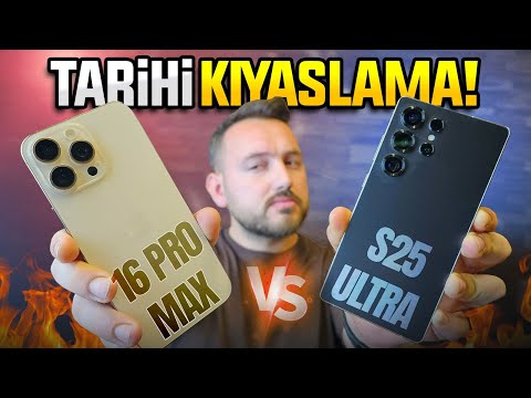 Historical comparison: iPhone 16 Pro Max vs Samsung S25 Ultra comparison!