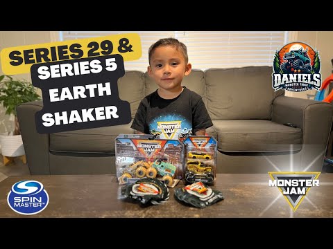 COMPLETING SERIES 29 2-PACK | SERIES 5 EARTH SHAKER | SERIES 15 MONSTER JAM MINIS