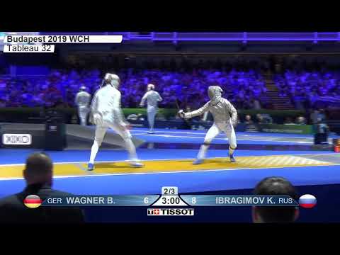 2019 246 T32 05 M S Individual Budapest HUN WCH YELLOW IBRAGIMOV RUS vs WAGNER GER