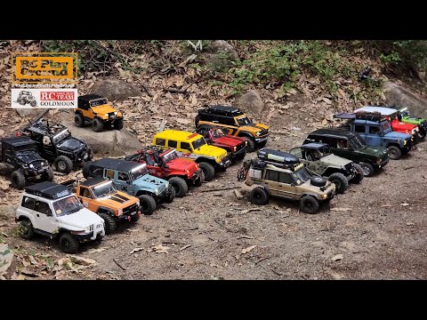 RC Car Team Trail - Forest Rock Crawling 3 - ASMR (TRX4, SCX10 II, RC4WD, BRX02, MST-CMX, Vanquish)