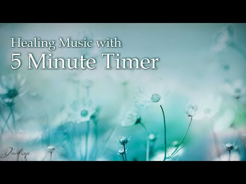 Reiki Healing Music with 5 Minutes Bell 🌈 - Reiki, Yin Yoga Music with Timer