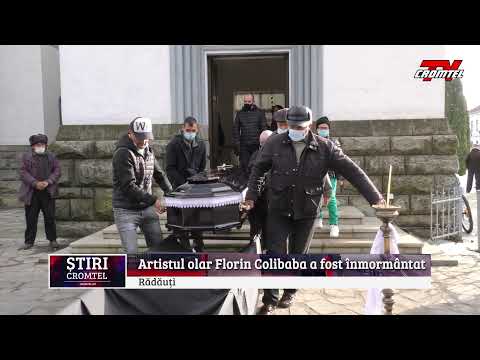 ȘTIRI CROMTEL TV - Artistul olar Florin Colibaba a fost înmormântat