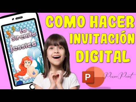 COMO HACER INVITACIÓN DIGITAL ANIMADA EN POWERPOINT🎉 2024