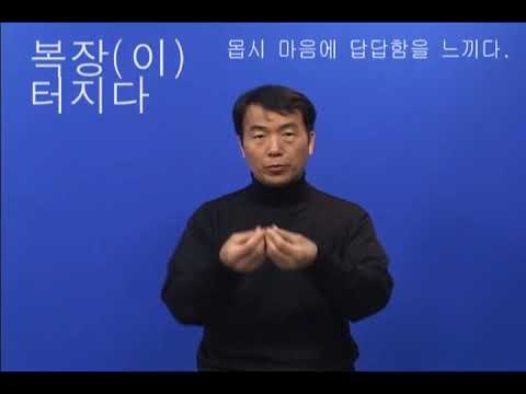 「복장」의 한국수어 표현
