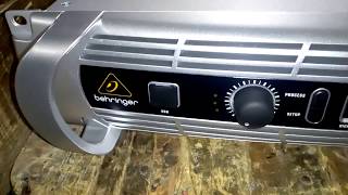 Video thumbnail for Behringer NU6000 iNUKE 6000W pa amp by PA TECH