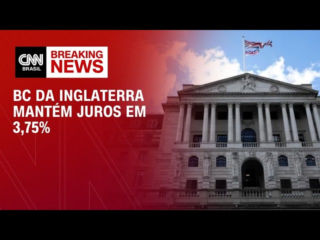 Banco Central da Inglaterra mantem juros em 3,75% ao ano | MORNING CALL