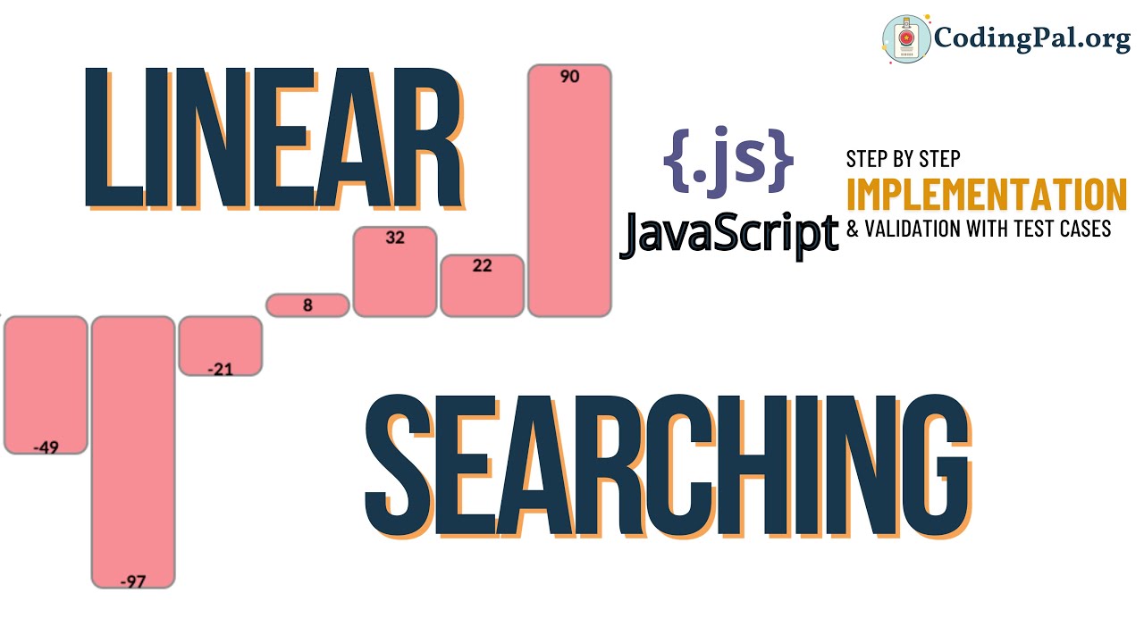 Linear Searching Javascript Implementation || Searching Algorithms || DSA || CodingPal.org
