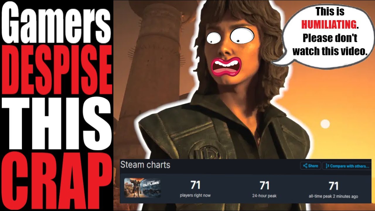 UH-OH... Star Wars Outlaws FLOPS BIGLY as Ubisoft stock prices PLUMMET AGAIN