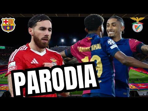 📸Canción 𝗕𝗔𝗥𝗖𝗘𝗟𝗢𝗡𝗔 vs 𝗕𝗘𝗡𝗙𝗜𝗖𝗔 3-1(4-1) OCTAVOS CHAMPIONS LEAGUE 24/25 (Parodia)