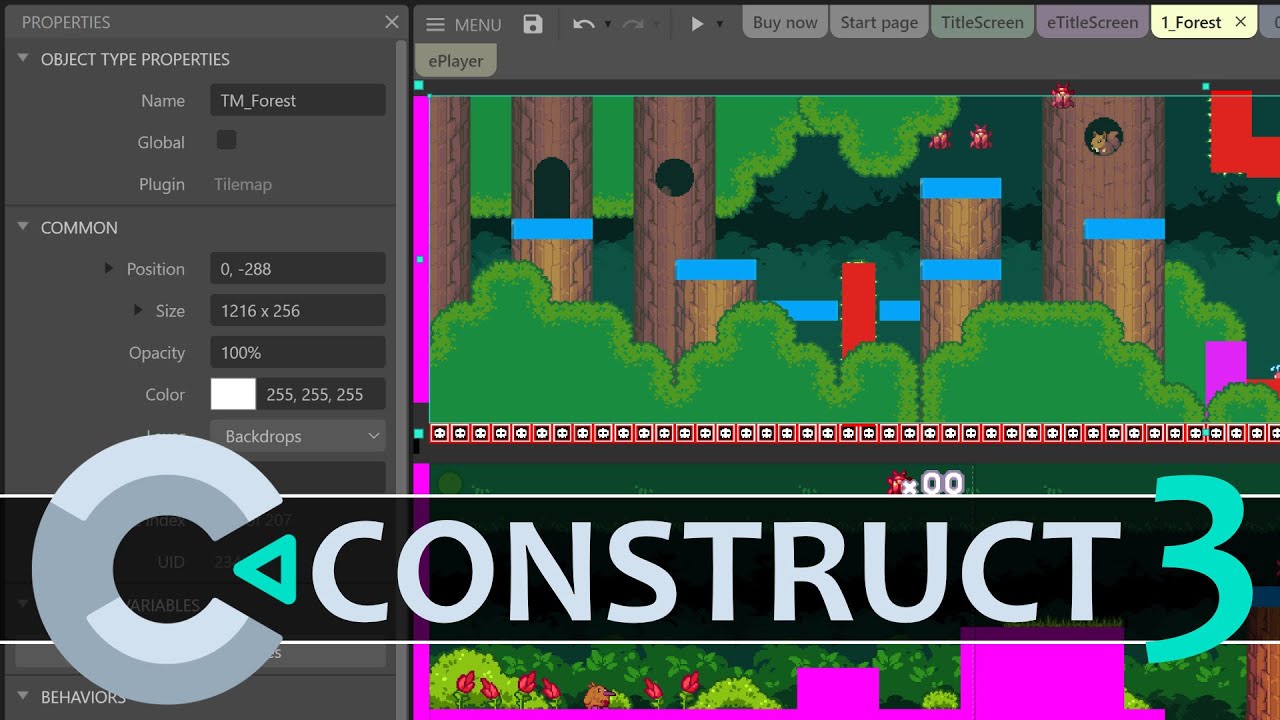 Construct 3 Game Engine Hands-On