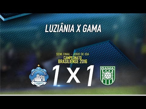 Luziânia x Gama -  Semi Final - Jogo de Ida - 17/04/2016