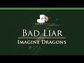 Imagine Dragons - Bad Liar - LOWER Key (Piano Karaoke / Sing Along)