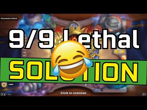 TUTORIAL: 9/9 Poisonmaster Pollark Lethal Puzzle Lab - Hearthstone - The Boomsday Project