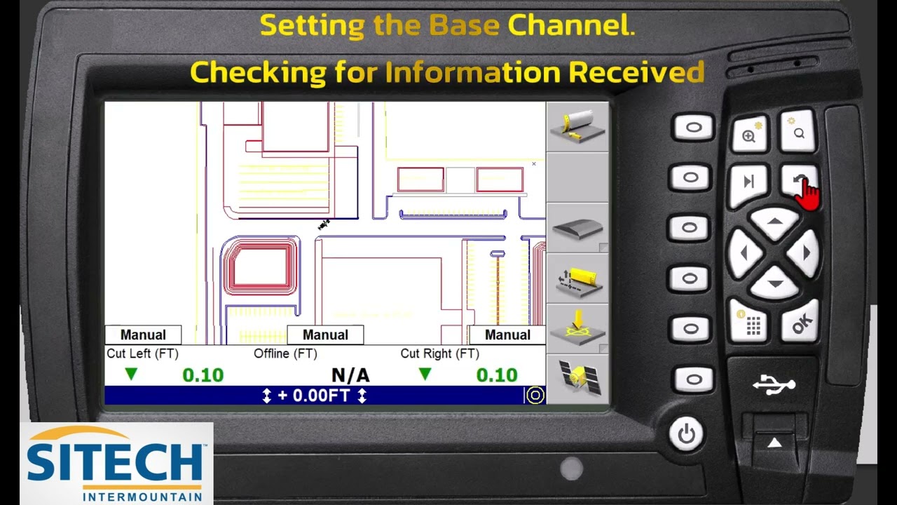 GCS900 Setting Base Channel and Checking for Information Received