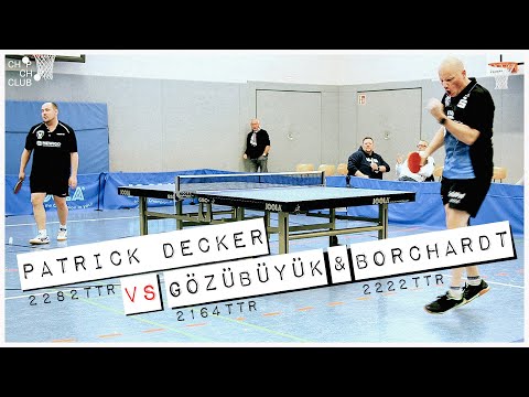 Patrick Decker vs. Gözübüyük & Borchardt (TTS Borsum X Füchse Berlin | 3. Bundesliga Tischtennis 22)