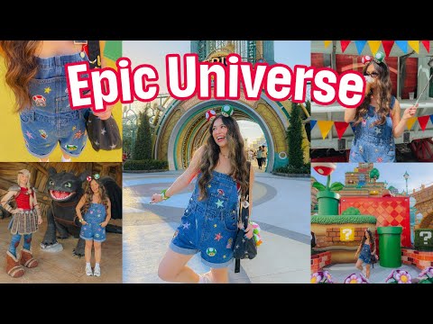 spend a day with me in EPIC UNIVERSE!!! 🌎✨