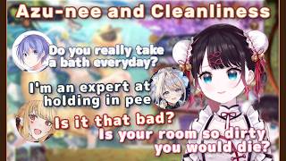 Azu-nee's Room and the Need to Pee [ VSPO! / Kaga Nazuna ] [ ENG Sub ]