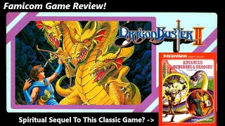 Dragon Buster II Famicom NES Review The No Swear Gamer Ep 810 (Intellivision AD&D Spiritual Sequel)