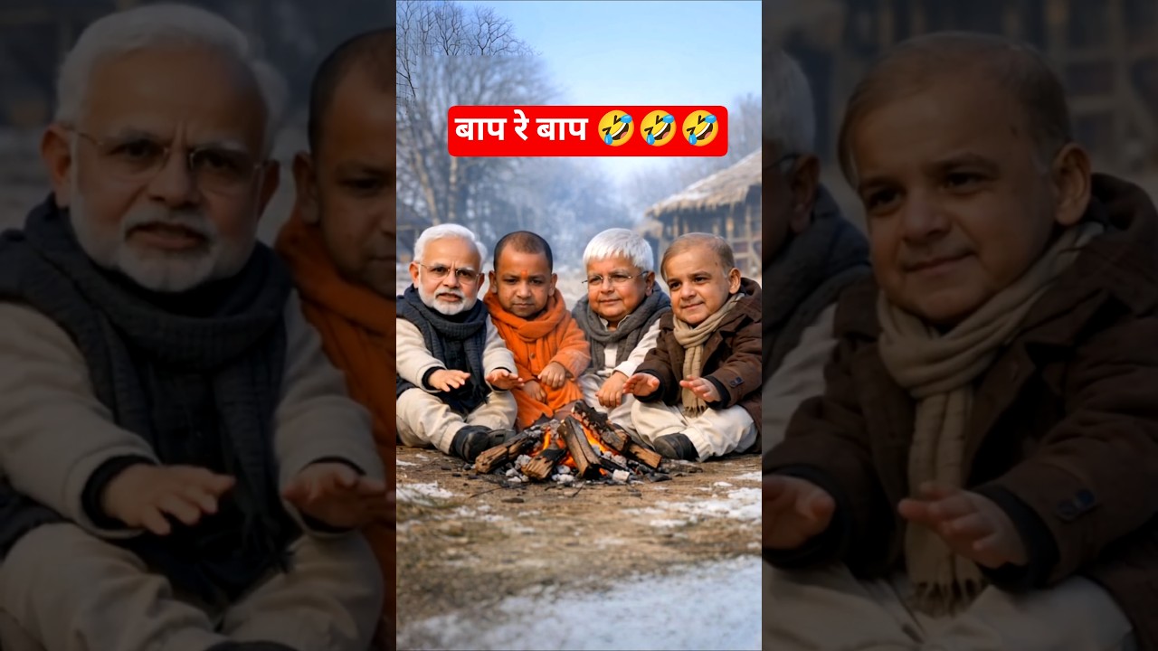 Laughing Leaders: Modi Ji, Lalu Ji, Yogi Adityanath & Shahbaz Sharif's Hilarious Spat 2