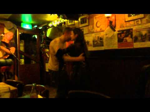 Dancing at Mulligans in Amsterdam