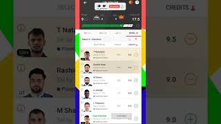 GT vs SRH Dream11 Team II GT vs SRH Dream11 Team Prediction II IPL 2022 II gt vs srh dream11, rank 1