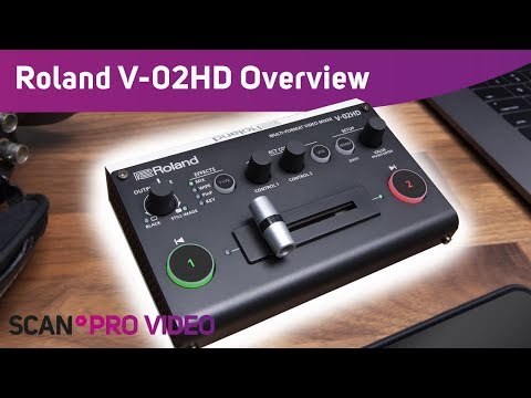 Roland V-02HD Video Mixer Tutorial Overview!