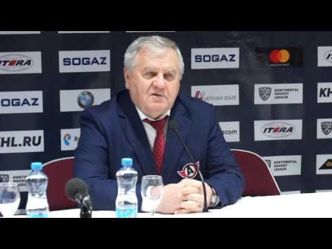 Пресс-конференция: "Динамо", Рига - "Автомобилист" (28.01.2017)