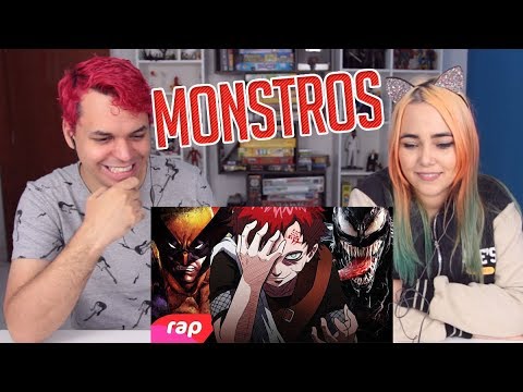 REACT Rap do Gaara, Venom e Wolverine - ANIMAL | NERD HITS (7 Minutoz)