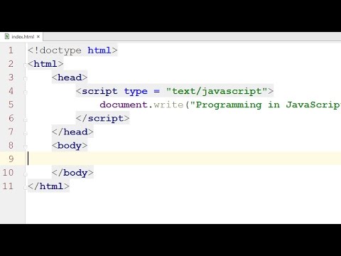 Javascript Tutorial 1 Introduction