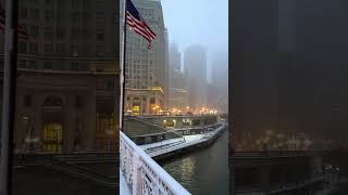 Snow-Covered Wacker Drive | Winter Wonderland in Chicago