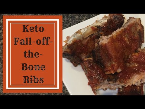 Keto Fall Off the Bone Ribs with BBQ Sauce