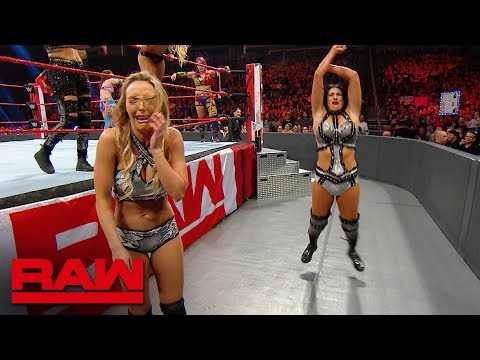The IIconics melt down after Fatal 4-Way Match elimination: Raw Exclusive, Aug. 5, 2019