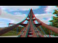 3D Glasses Roller Coaster Red And Blue Amazing 3D Ride Must Need RED And BLUE Glasses