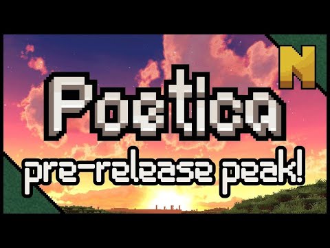 POETICA - building a house with the new wood textures!