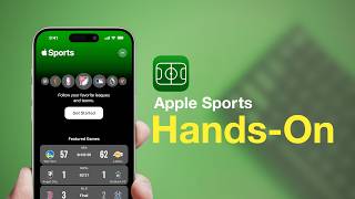 Apple Sports App Hands-On & Impressions!