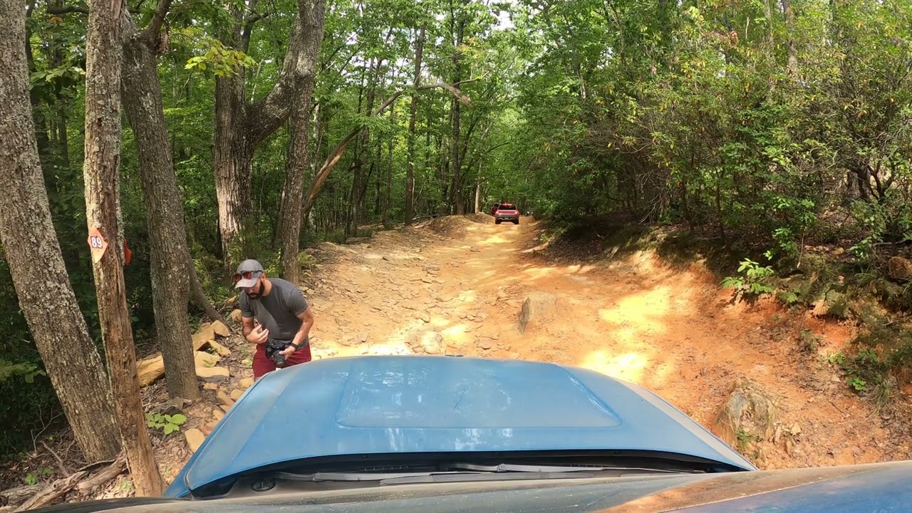 Rivian R1T off-roading - Uwharrie - Wolfden 89