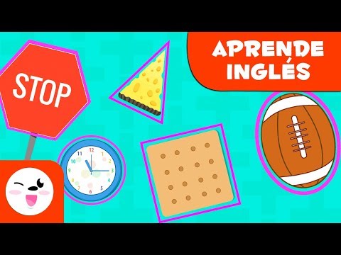 Las figuras geométricas planas en inglés para niños - Vocabulario para primaria